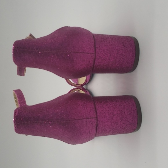 1510- Betsey Johnson Women's Sandals Size 7.5 Pink Color NWT - Picture 3 of 9